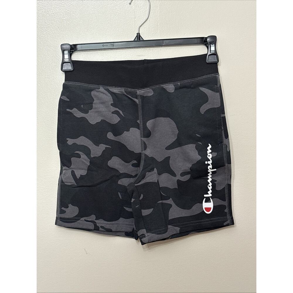 Champion Youth Shorts 2 Pack Black & Black Camo - Size Medium 10 / 12